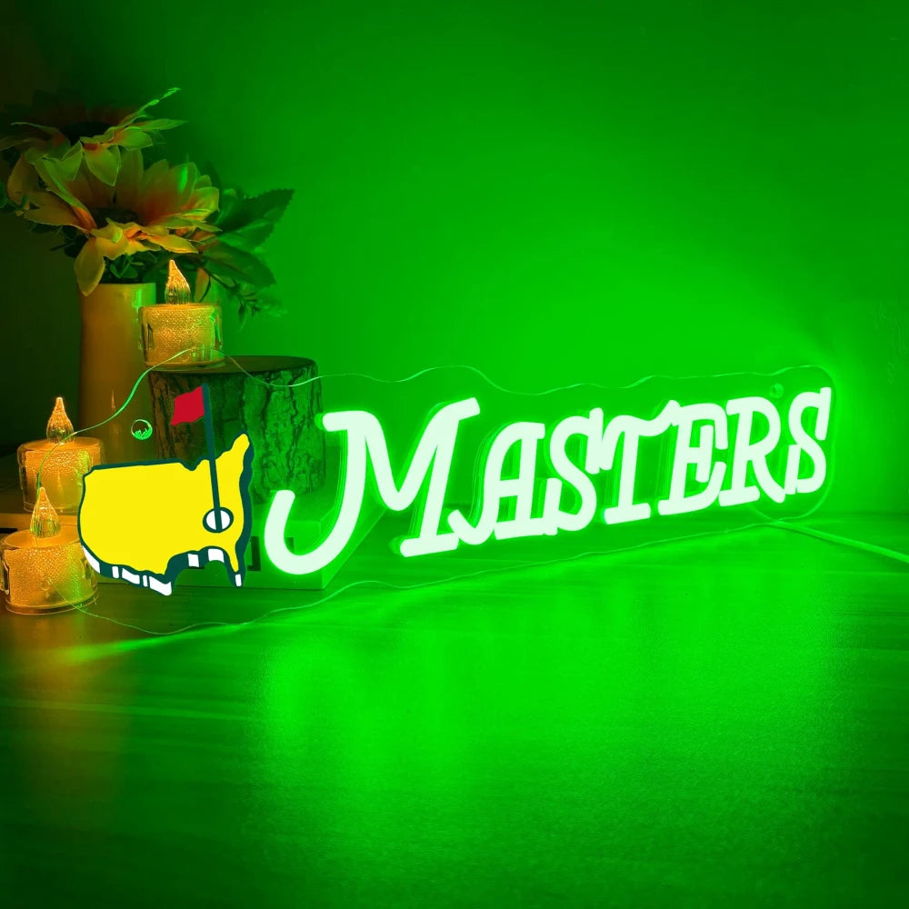 Masters Golf Neon Sign
