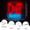 Duff Beer The Simpsons Neon Sign