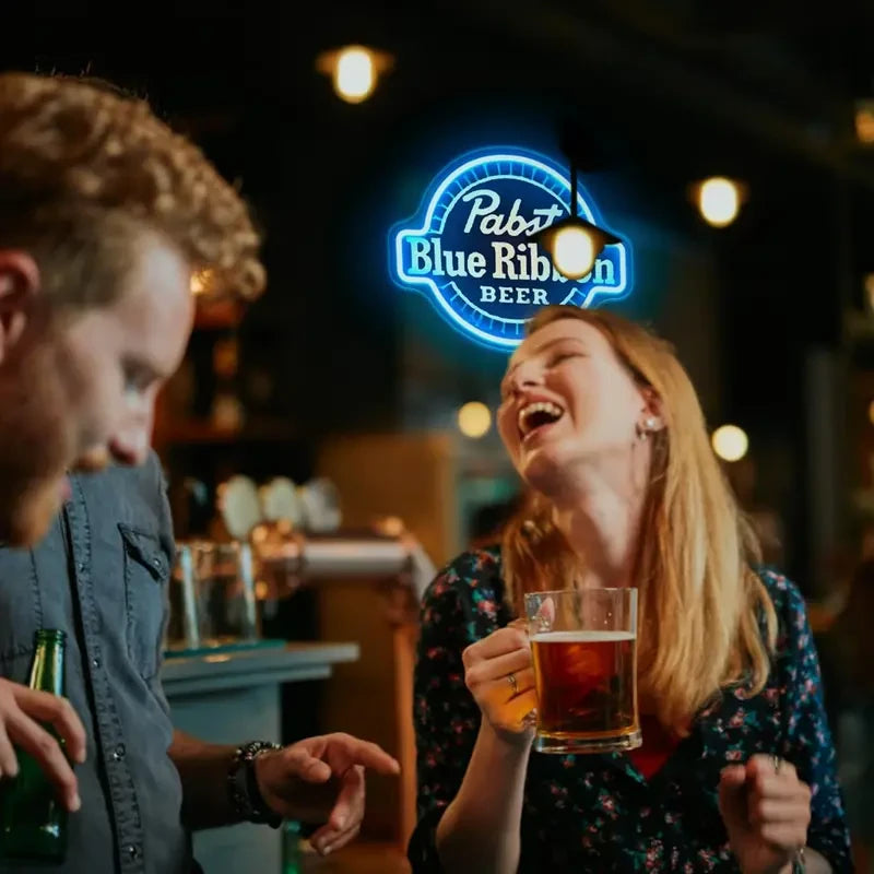 Pabst Blue Ribbon Beer LED Neon Sign
