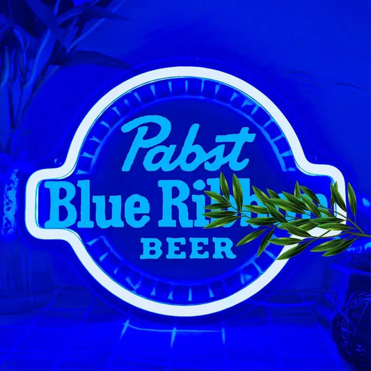 Pabst Blue Ribbon Beer LED Neon Sign