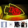 Kansas CIty Chiefs Football Neon Sign
