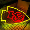 Kansas CIty Chiefs Football Neon Sign