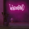 Pink Alice in Wonderland LED Neon Sign