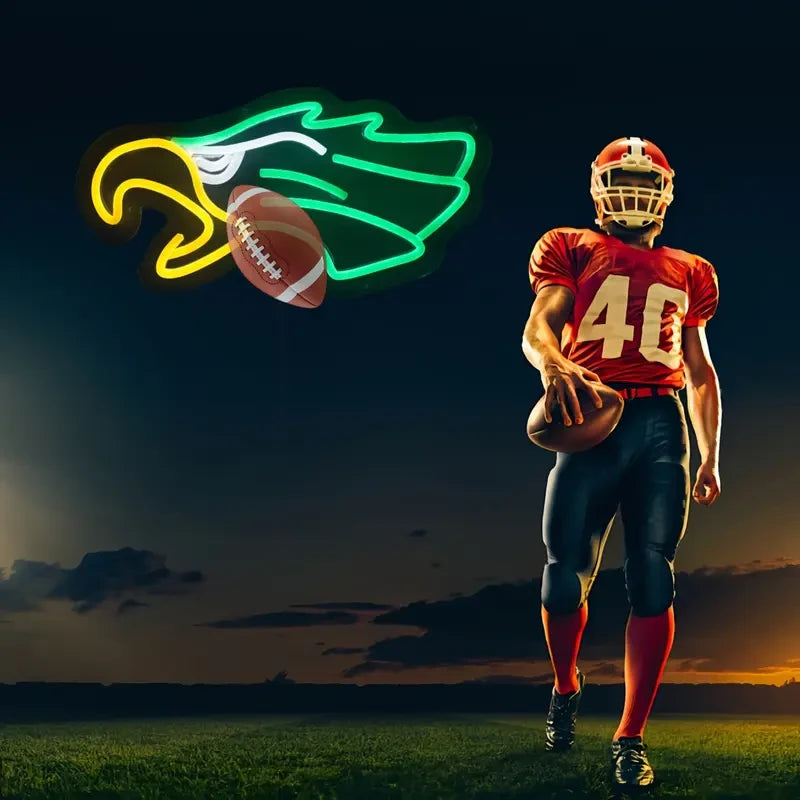 Seattle Seahawks Football Neon Sign