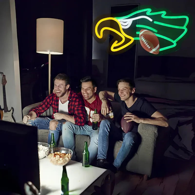 Seattle Seahawks Football Neon Sign