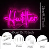 Hustler Pink Dollar Sign LED Neon Sign