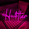 Hustler Pink Dollar Sign LED Neon Sign