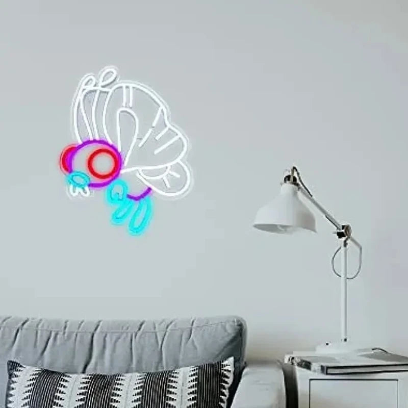 Butterfree Pokemon Neon Light Sign