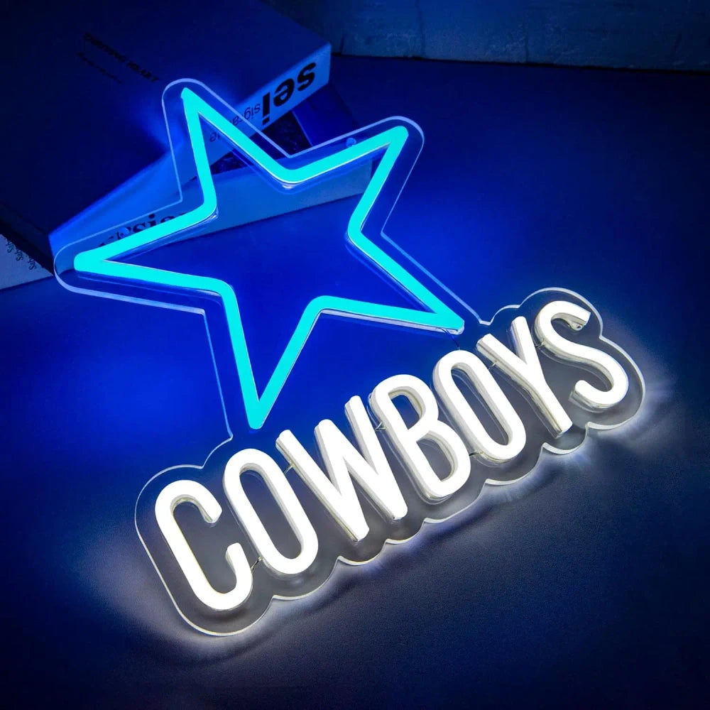 Dallas Cowboys LED Neon Sign