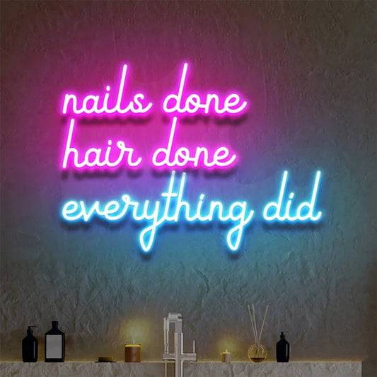 Nail / Hair Salon Neon Sign