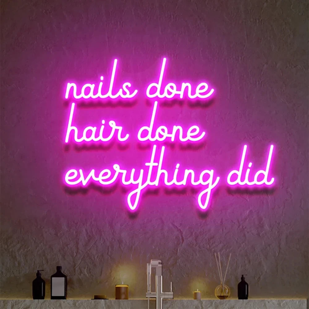 Nail / Hair Salon Neon Sign