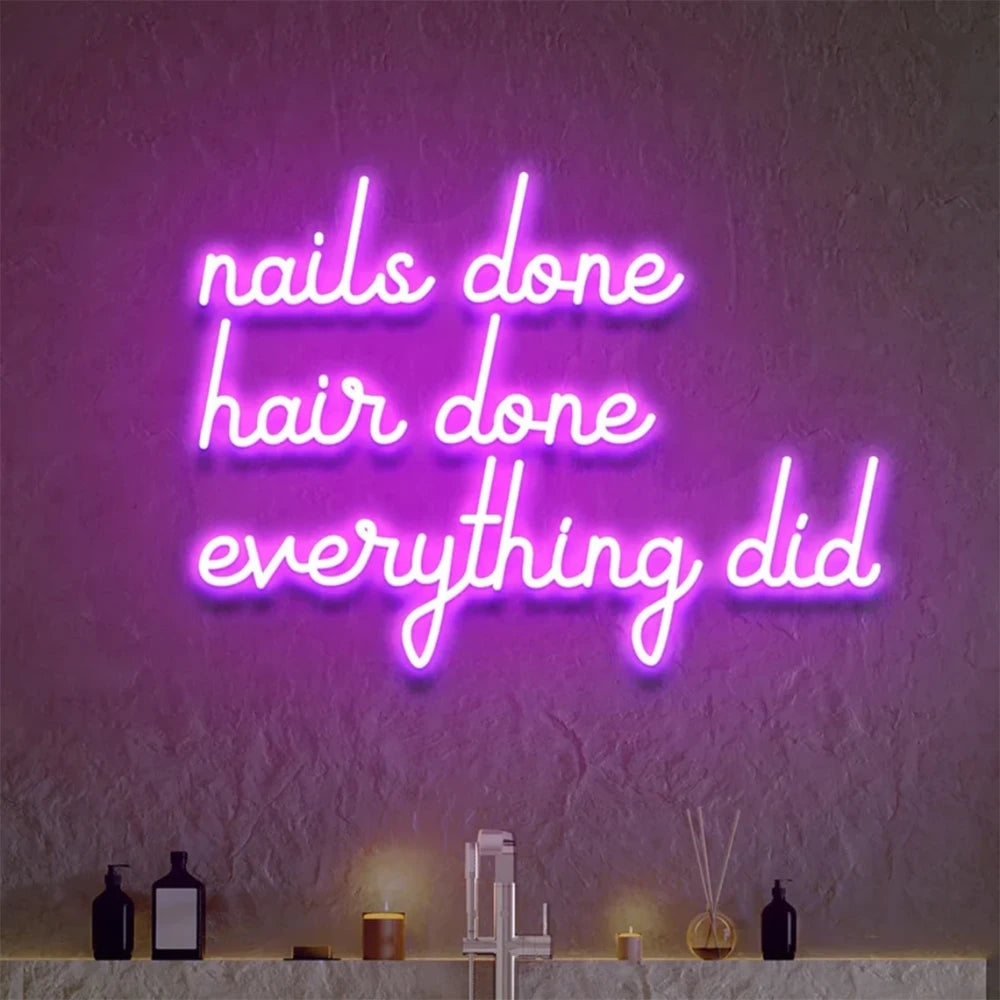 Nail / Hair Salon Neon Sign