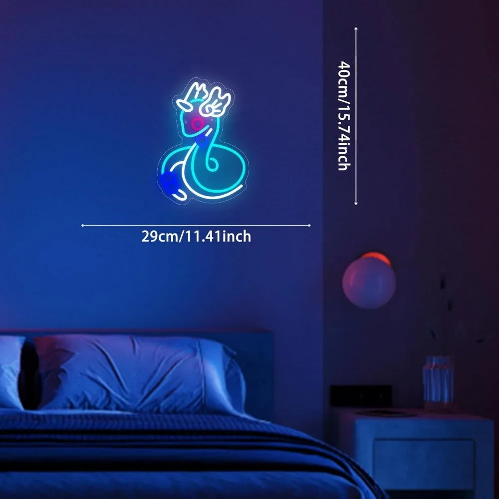Dragonair Pokemon LED Neon Light