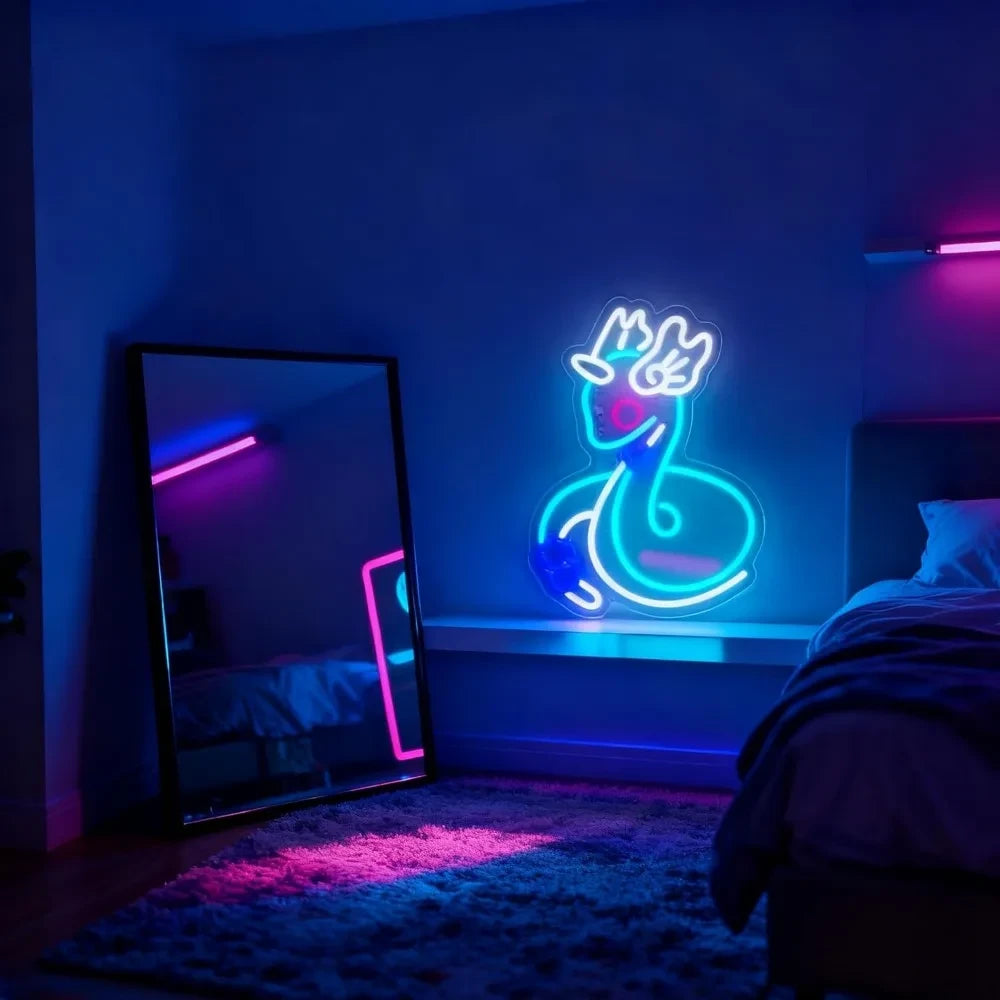 Dragonair Pokemon LED Neon Light