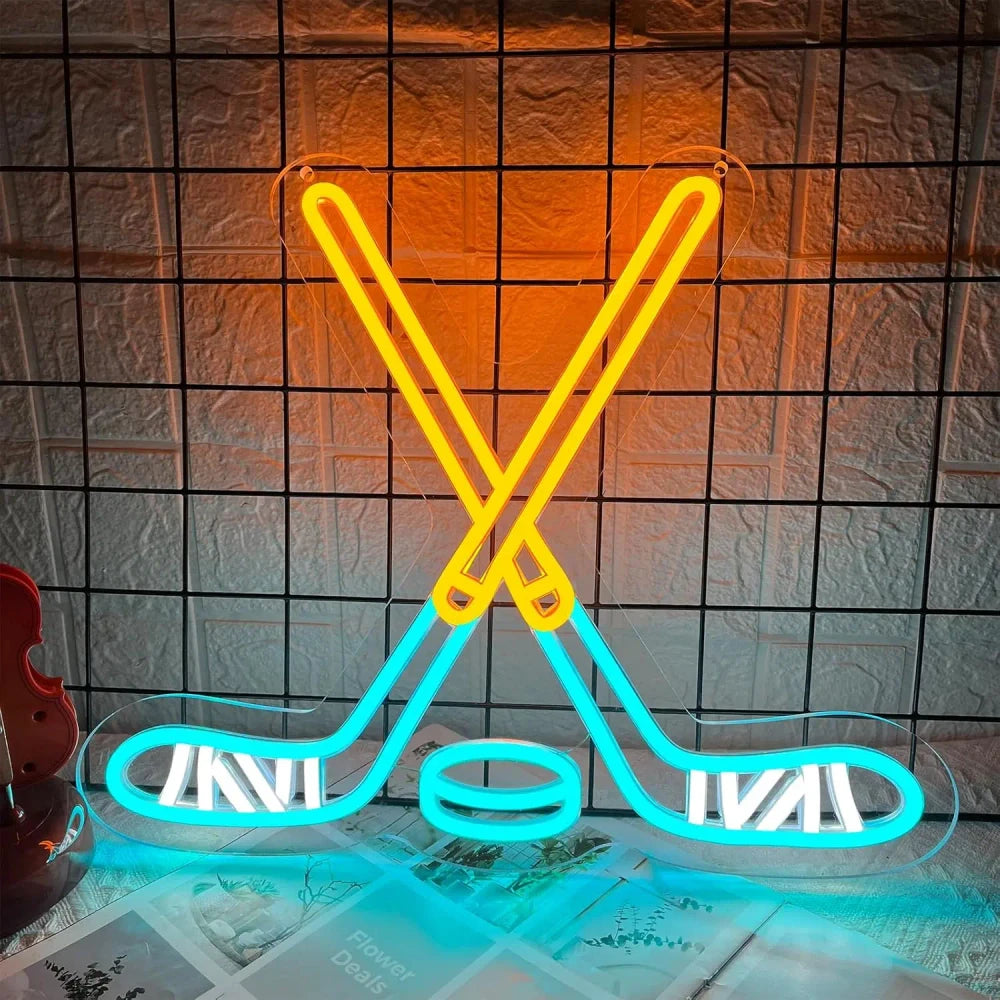 Hockey LED Neon Sign