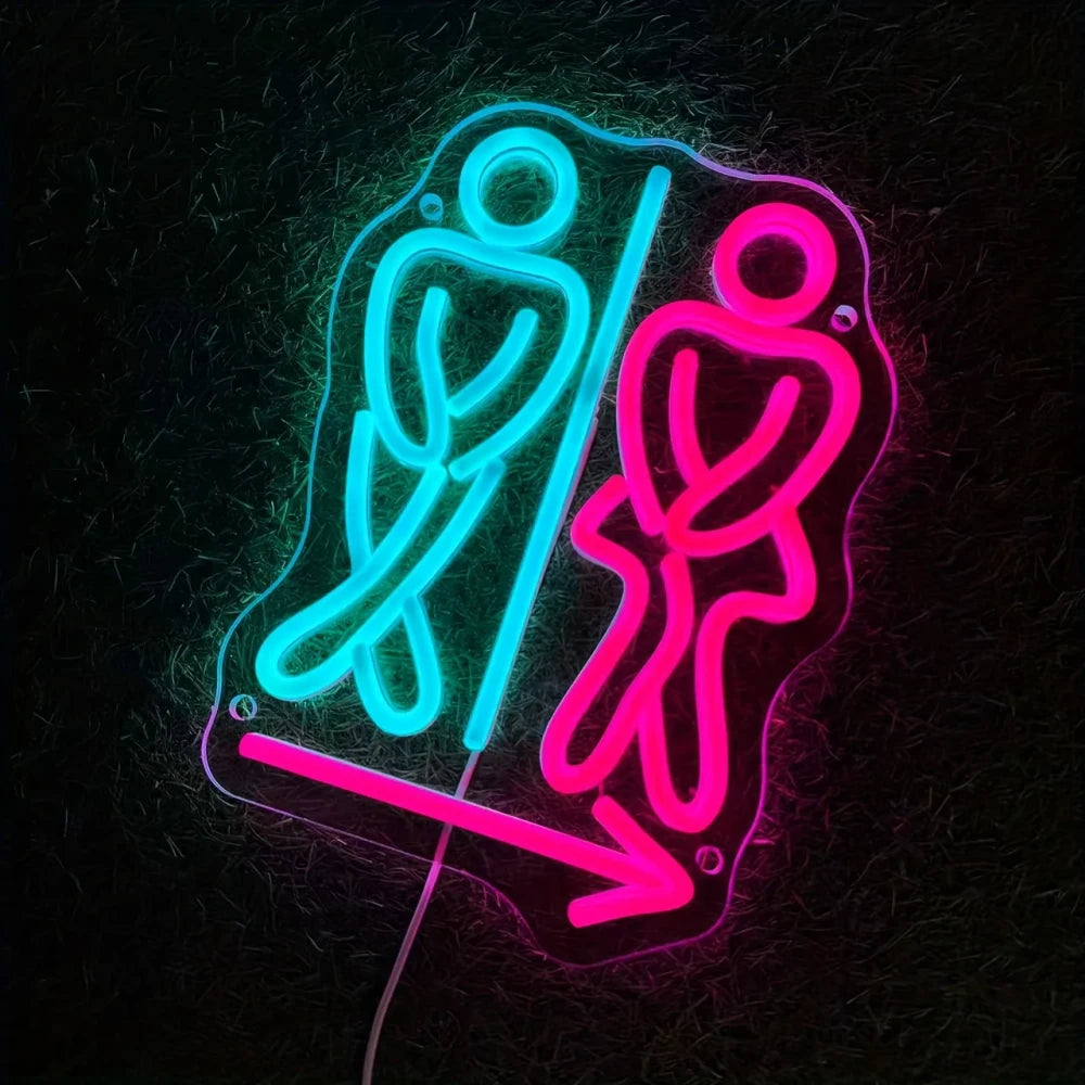 Business Restroom Bathroom LED Neon Sign