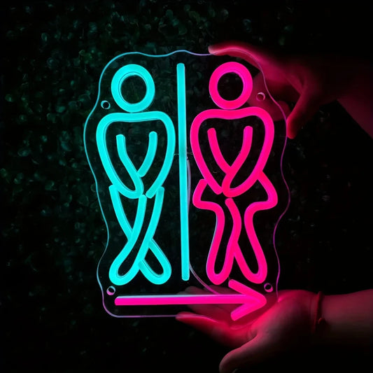 Business Restroom Bathroom LED Neon Sign