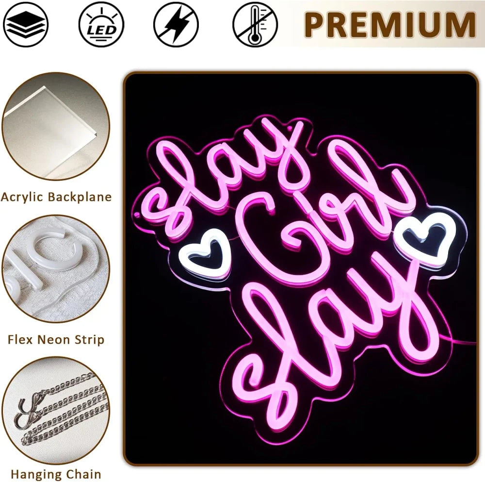 Slay Girl Slay LED Neon Sign