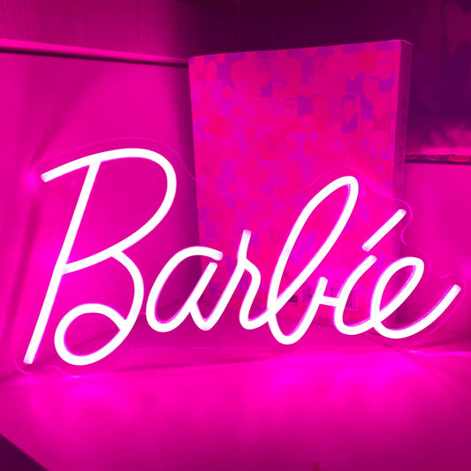 Pink Barbie LED Neon Sign