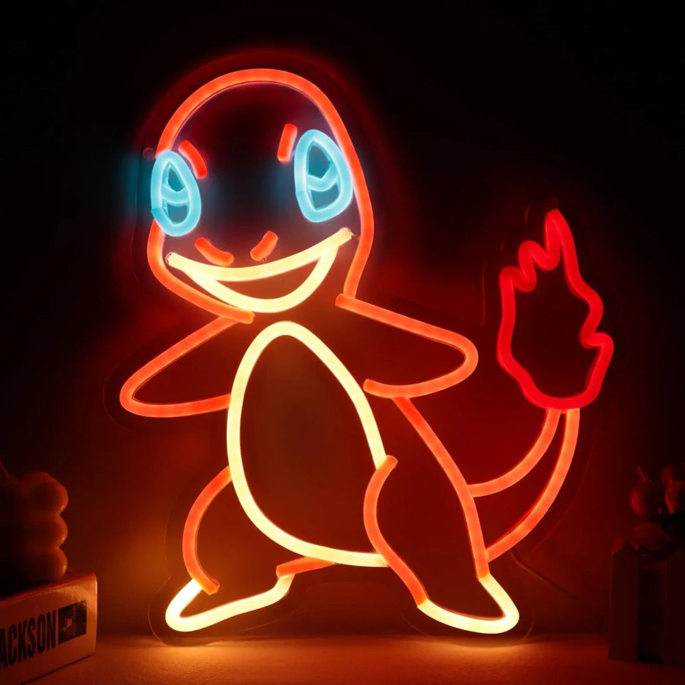 Charmander Pokemon LED Neon Sign