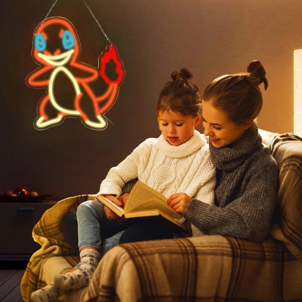 Charmander Pokemon LED Neon Sign