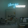 "I Love You, I Know" Wedding Backdrop LED Neon Sign