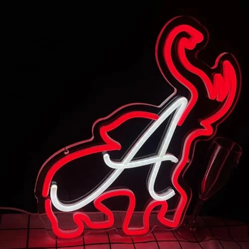 University of Alabama Bama Football Neon Sign