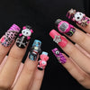 Y2K Punk Domo Handmade Press On Nails