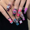 Y2K Punk Domo Handmade Press On Nails