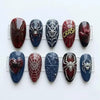 Spiderman Superhero Comic Book Handmade Press-On Nails