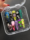 Courage The Cowardly Dog Cartoon Handmade Press On Nails