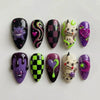 Gengar & Mimikyu Ghost Type Pokemon Handmade Press On Nails