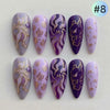 Mewtwo Pokemon Handmade Press On Nails