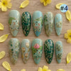 Bulbasaur & Ivysaur Pokemon Handmade Press On Nails