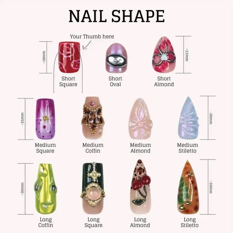 Adventure Time Cartoon (Style 2) Handmade Press On Nails
