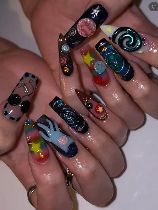 Coraline Movie (Style 3) Handmade Press On Nails