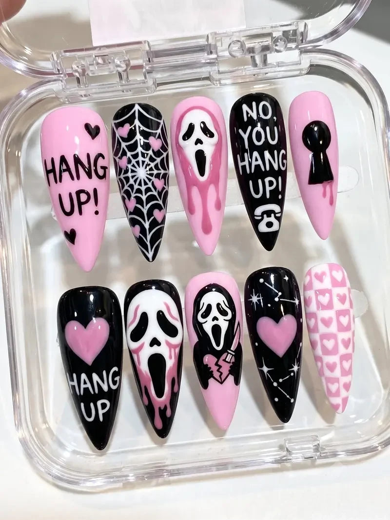 Scream Horror Movie Handmade Press On Nails