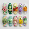 Shopkins Vegetables Handmade Press On Nails