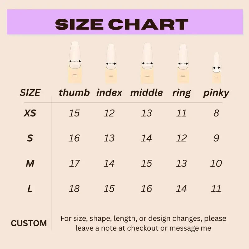 Y2K Style Juicy/Playboy Handmade Press On Nails