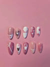 Pink Spiderman Superhero Handmade Press-On Nails