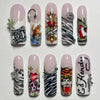 Ed Hardy Inspired Y2K Tattoo Handmade Press On Nails
