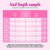 Y2K Floral Handmade French Tip Press On Nails
