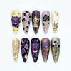 Gengar &amp; Mimikyu Ghost Type Pokemon Handmade Press On Nails