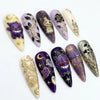 Gengar &amp; Mimikyu Ghost Type Pokemon Handmade Press On Nails
