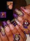 Monster High Clawdeen Handmade Press On Nails