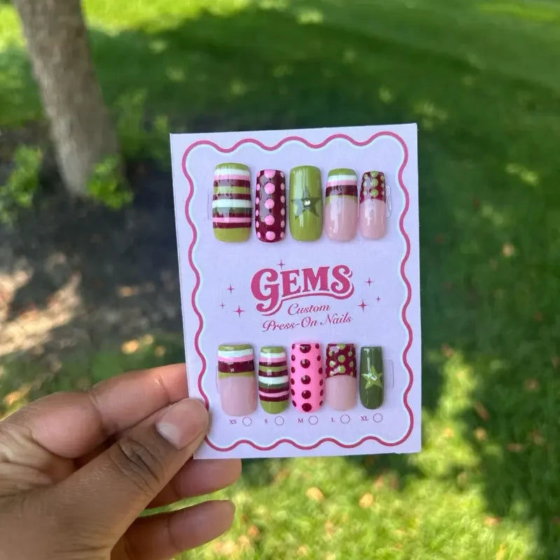 Y2K Design Handmade Press-On Nails