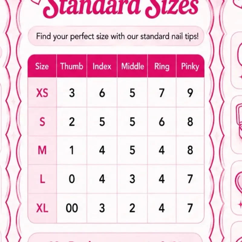Y2K Design Handmade Press-On Nails