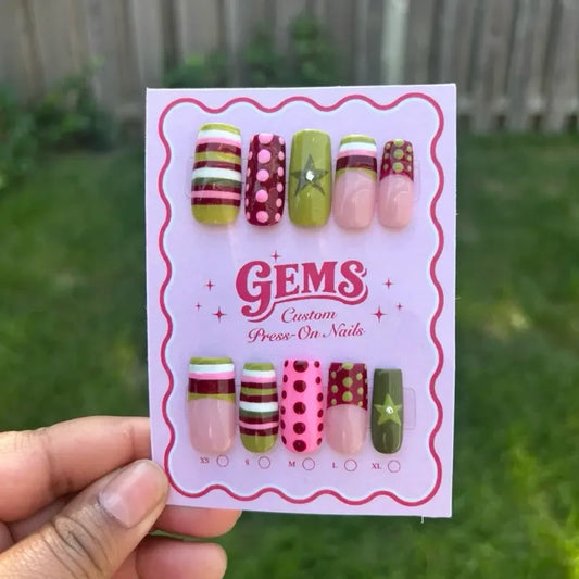 Y2K Design Handmade Press-On Nails