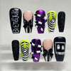 Beetlejuice (Style 2) Handmade Press On Nails