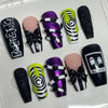 Beetlejuice (Style 2) Handmade Press On Nails